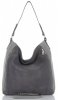 Bőr táska shopper bag Vittoria Gotti világosszürke V3368
